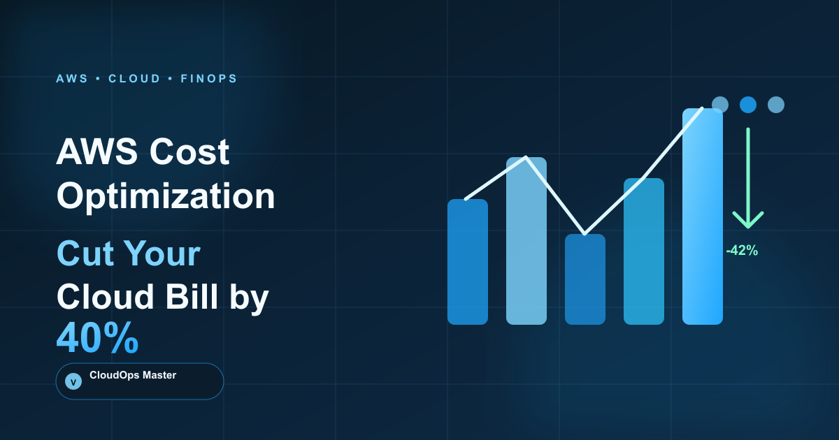 AWS Cost Optimization: Cut Your Cloud Bill by 40%
