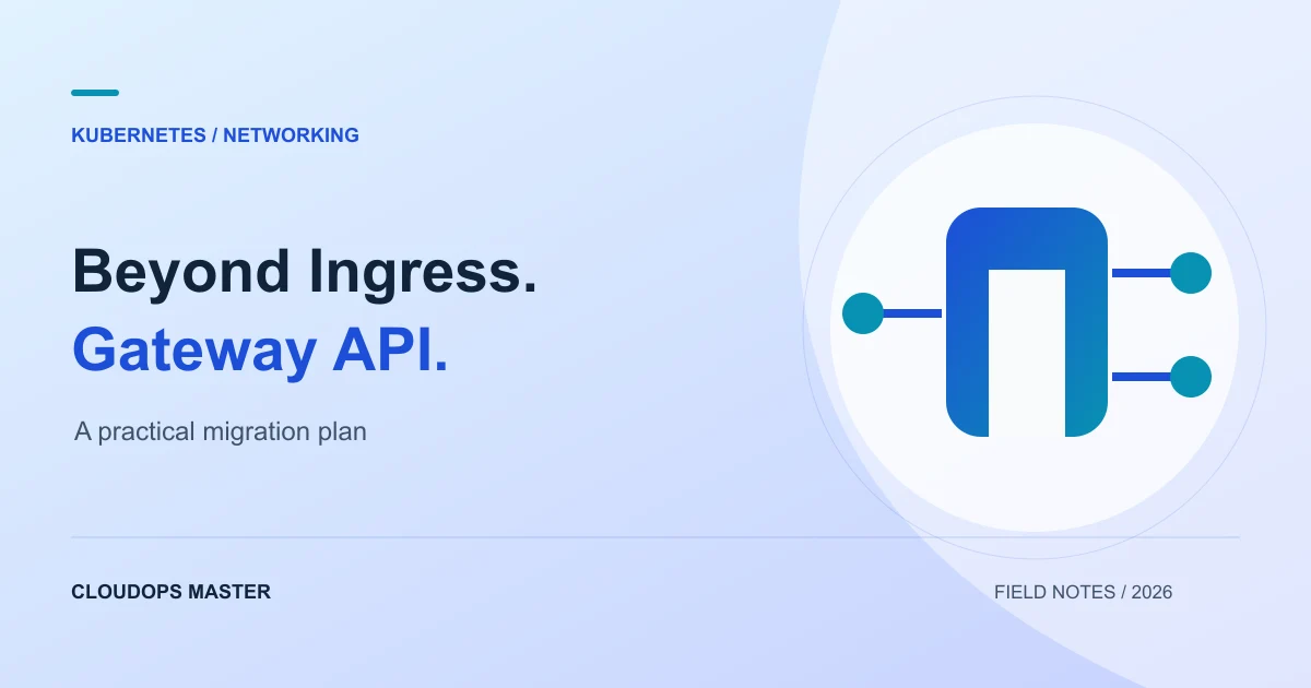 After Ingress NGINX: A Practical Gateway API Migration Plan